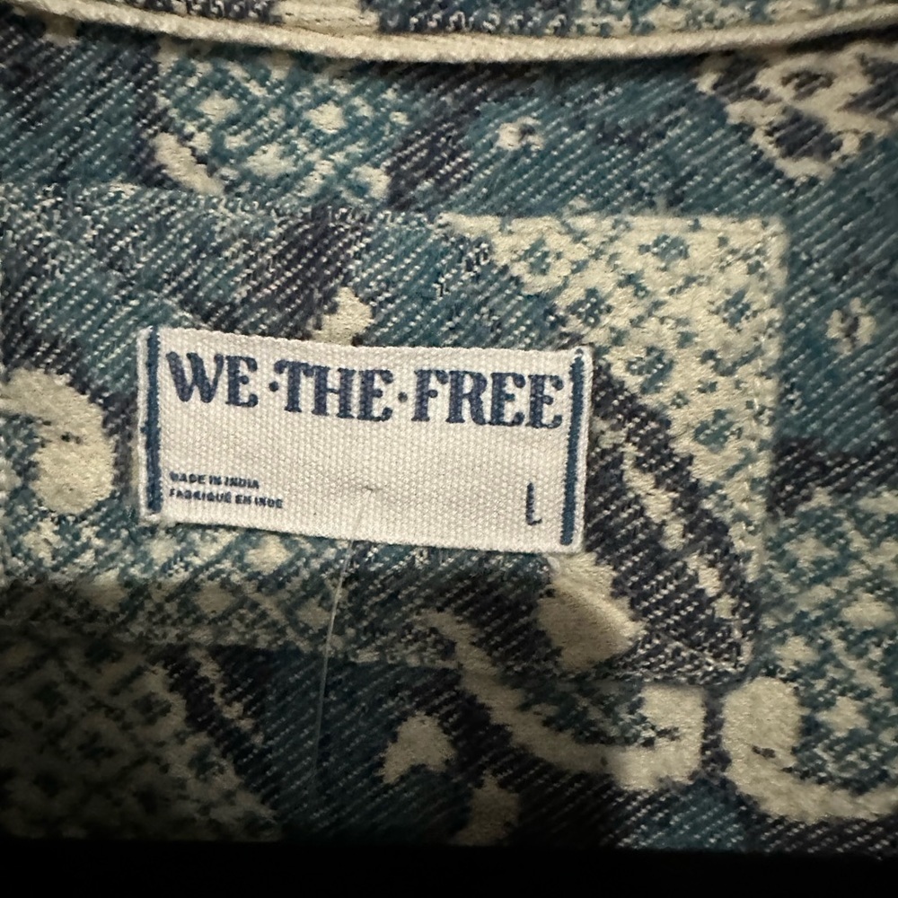 We The Free Brick Lane Jacquard Maxi Shirt Jacket - Picture 7 of 10